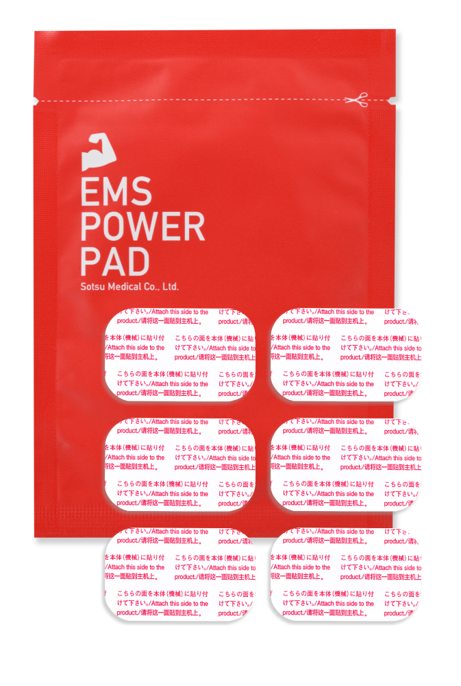 SIXPAD 互換品3.7cm*6.4cm 6枚セット 日本製ゲルシート採用